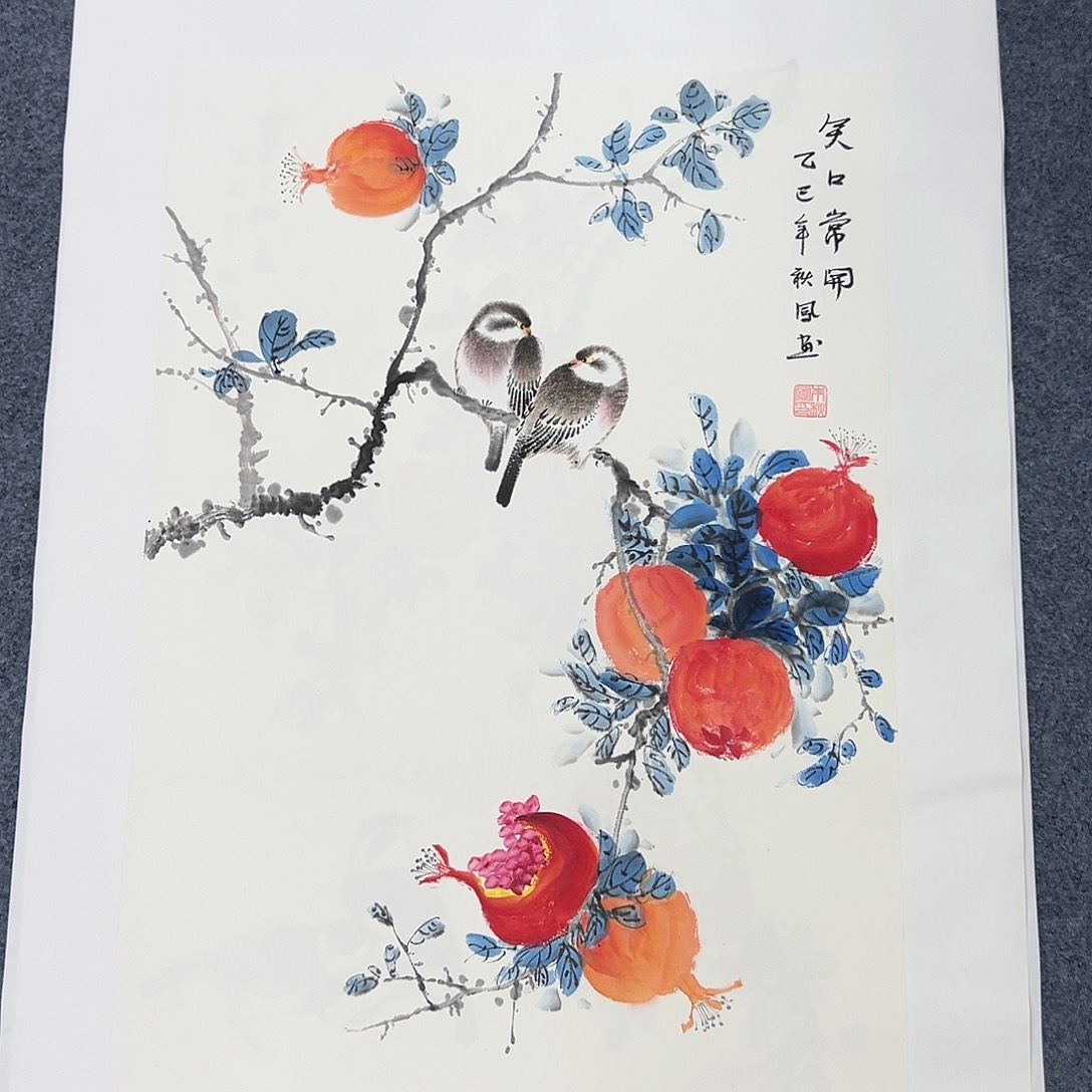 国画国画作品纯手绘作品