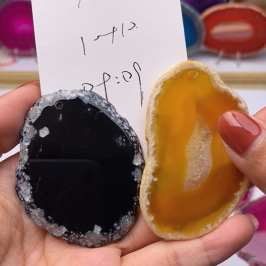 玛瑙/玉髓合金颈饰用****3