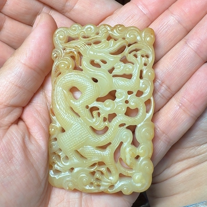 和田玉（糖玉）挂件未镶嵌彼***凉