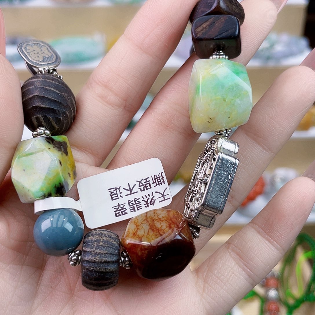 一***佳翡翠未镶嵌手链手链