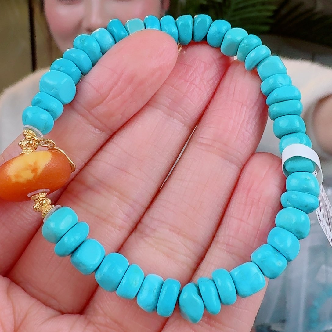 绿松石珠宝奇石未镶嵌