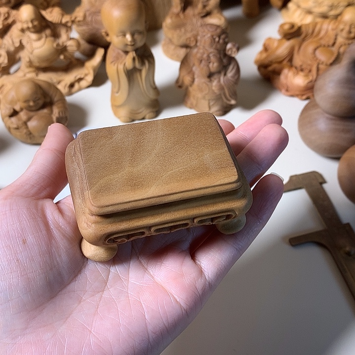 檀香木把件檀香底座