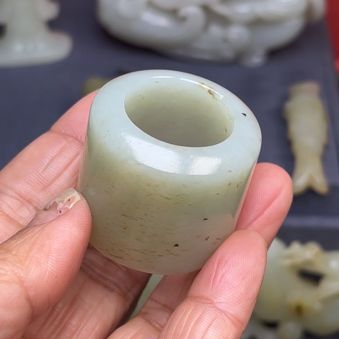 和田玉（糖玉）挂件未镶嵌#****$