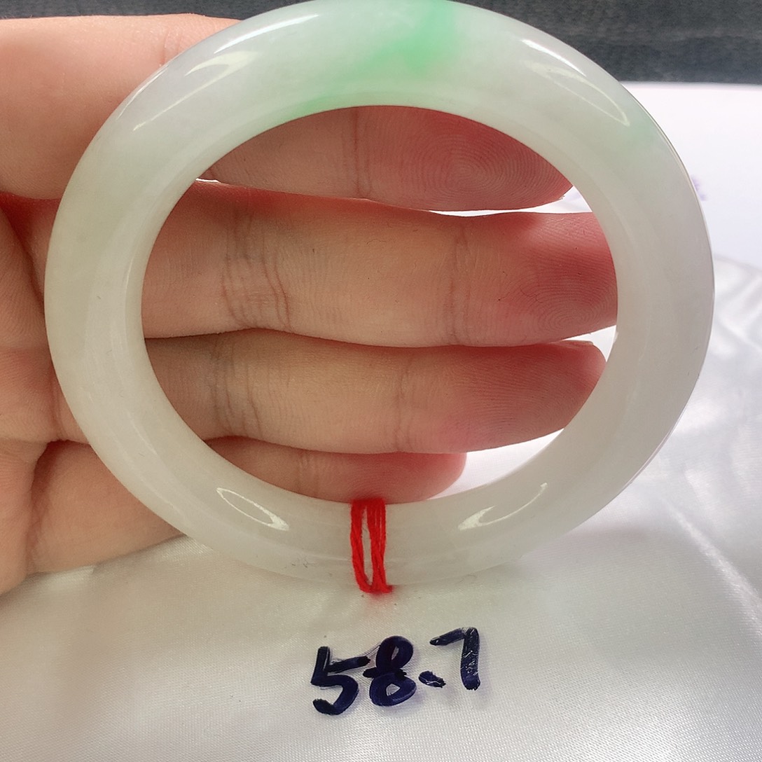 未镶嵌手镯（圆镯）翡翠345号