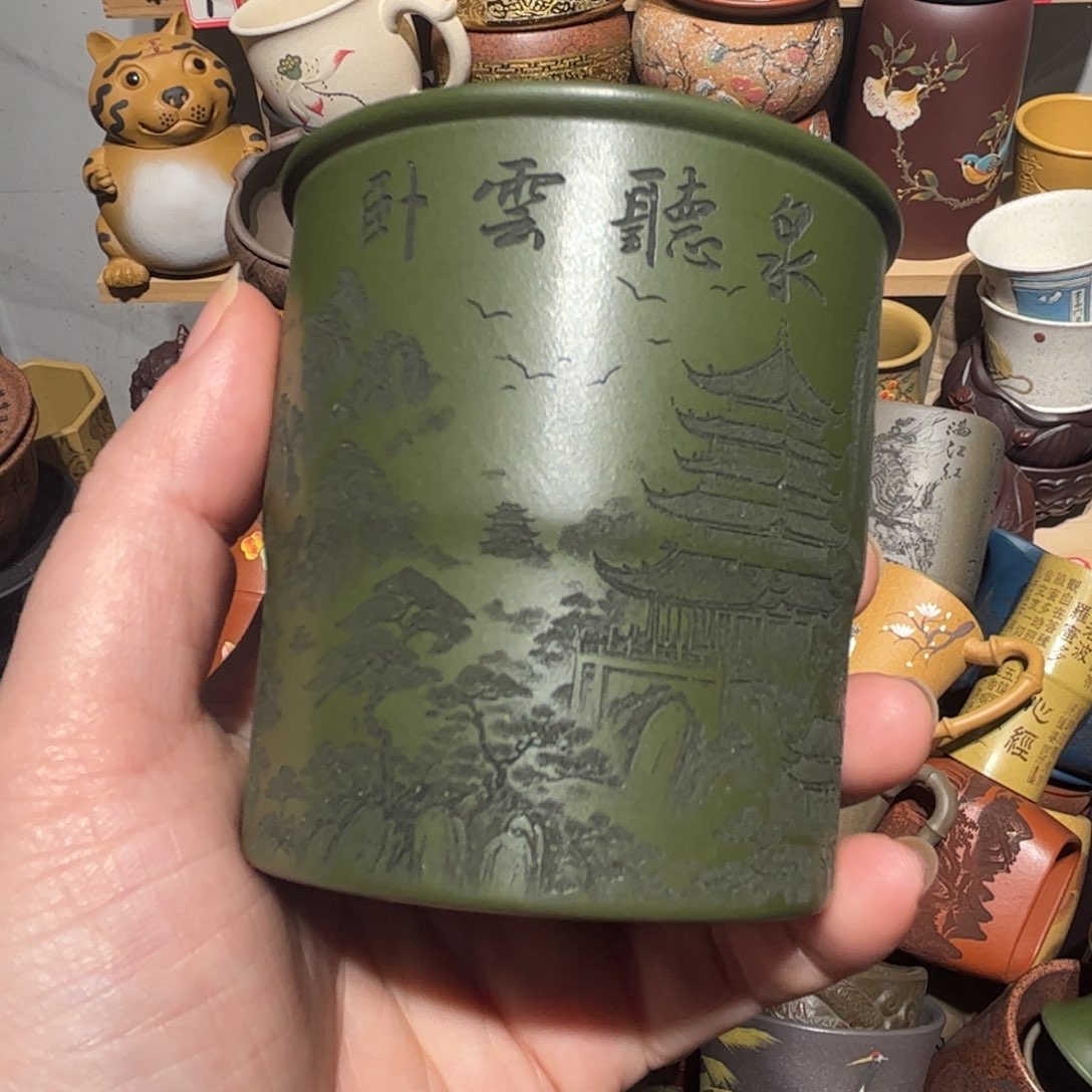 紫砂茶杯宜兴紫砂主人杯