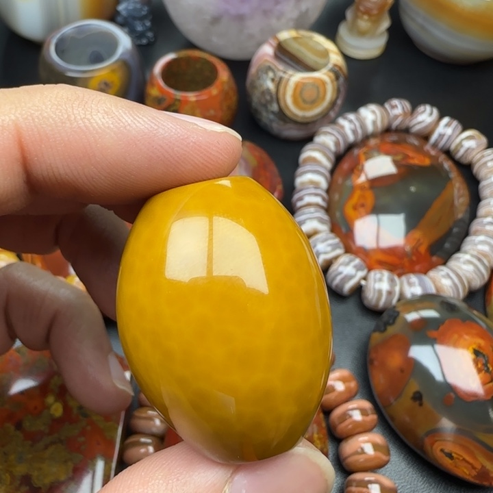 酱***肚玛瑙/玉髓未镶嵌原矿玛瑙项链牌子