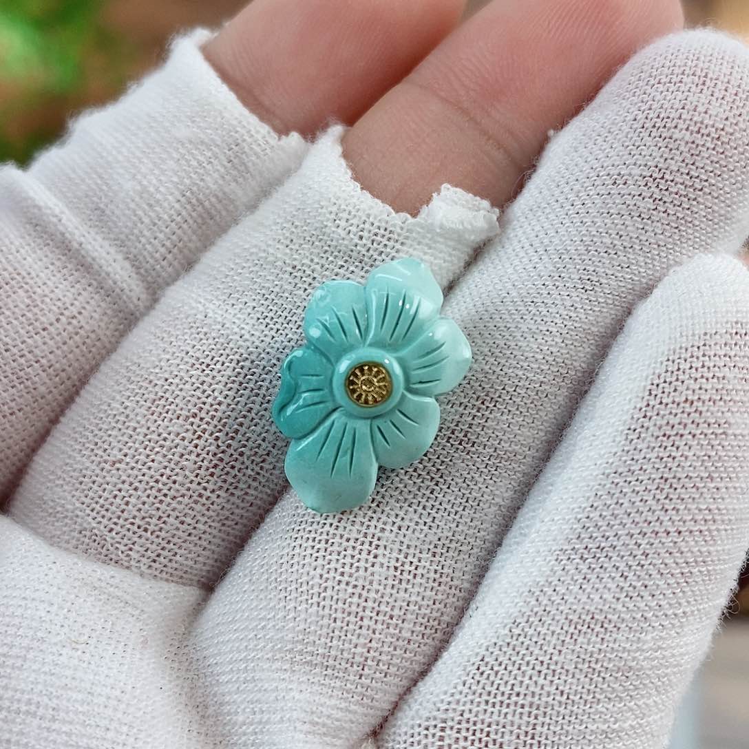 绿松石珠宝奇石未镶嵌