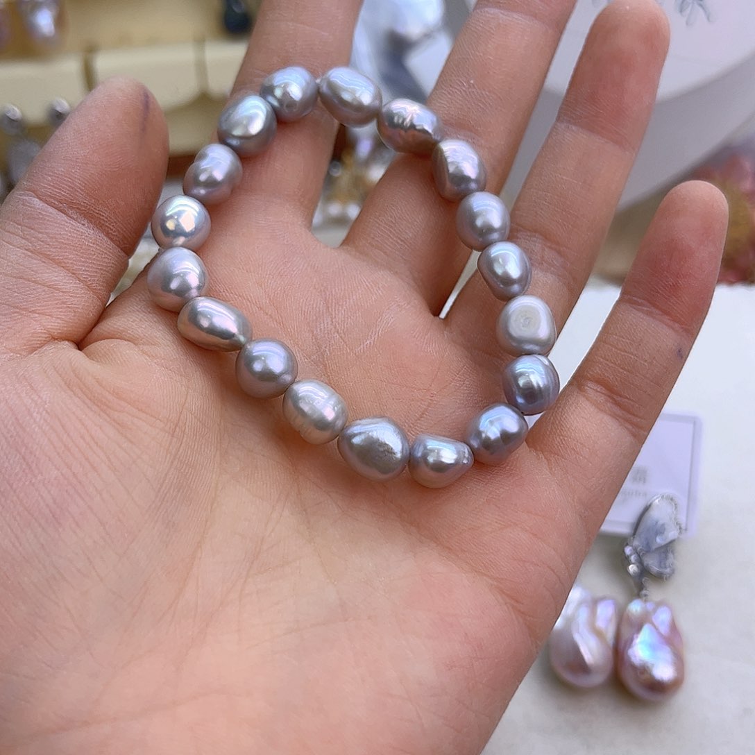 未镶嵌淡水珍珠项链定制896