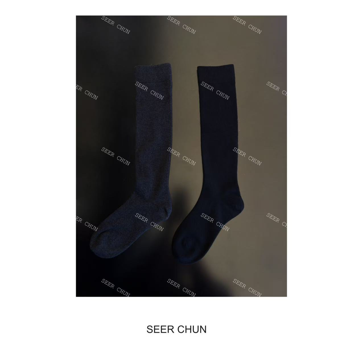 SEER CHUN高品质极简羊毛小腿袜 52760