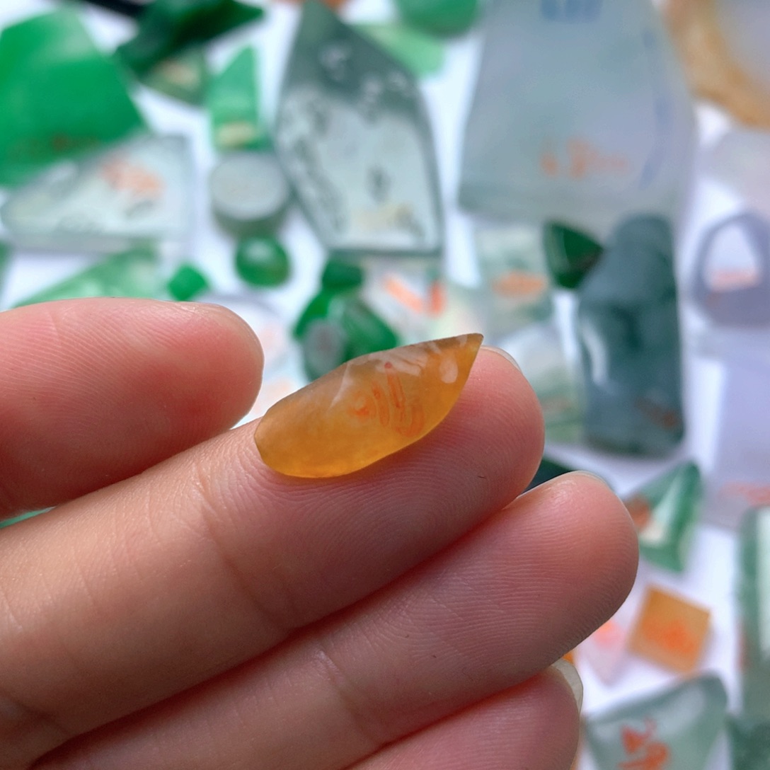 定制翡翠未镶嵌天然缅甸翡翠吊坠挂件