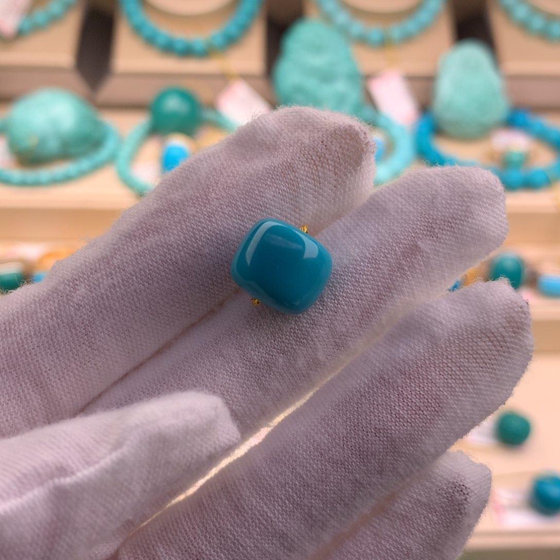 绿松石珠宝奇石未镶嵌H*/