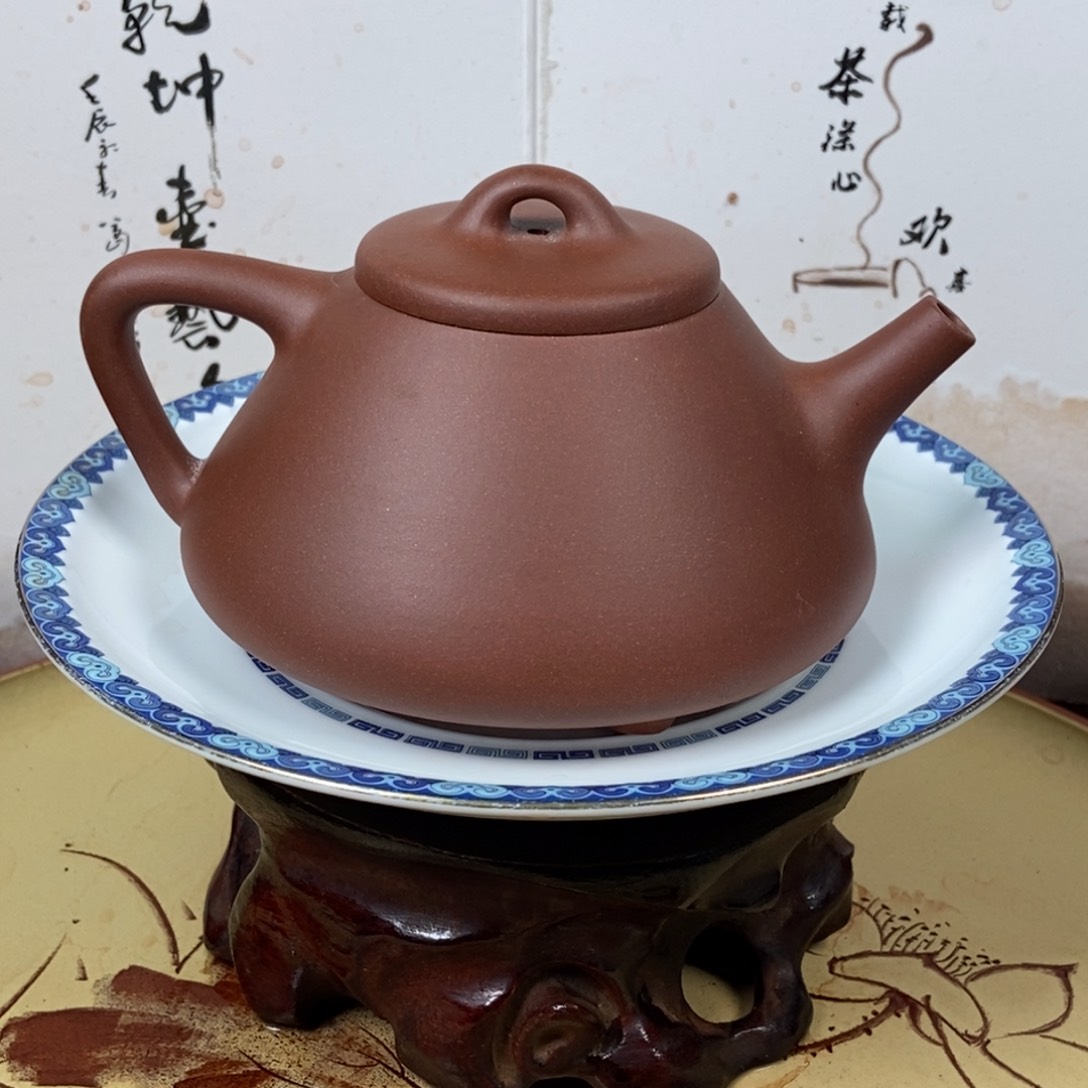 紫砂茶壶黄龙源井底槽清老母亲制作容量260