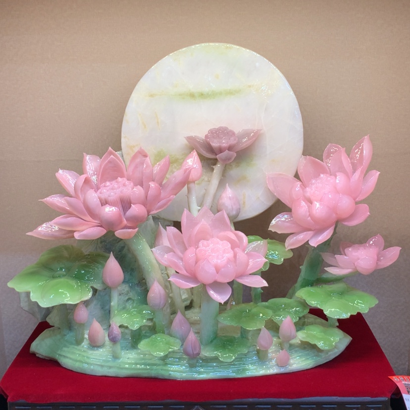 【闪购商品】蛇纹石玉摆件覆膜未镶嵌