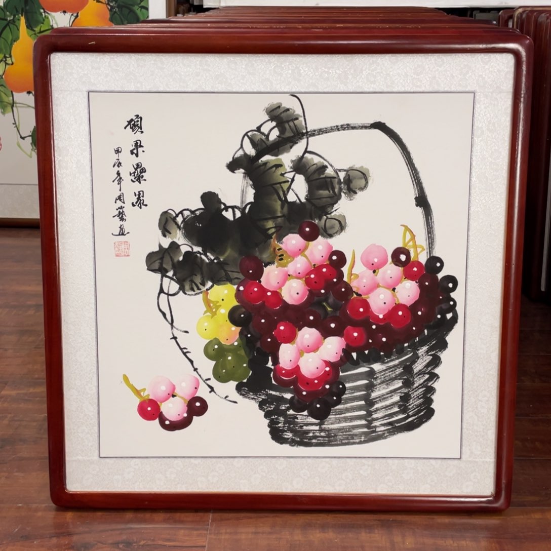 国画带框尺寸63*63厘米