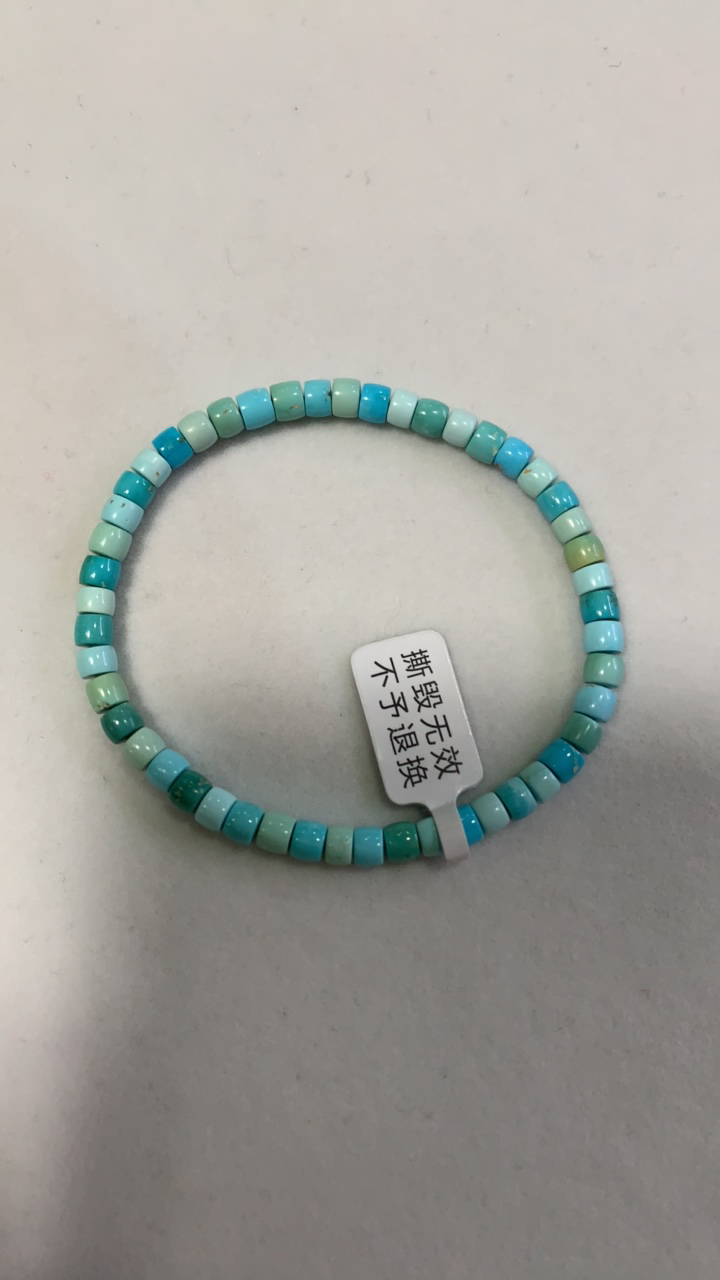 天然原矿绿松石单圈