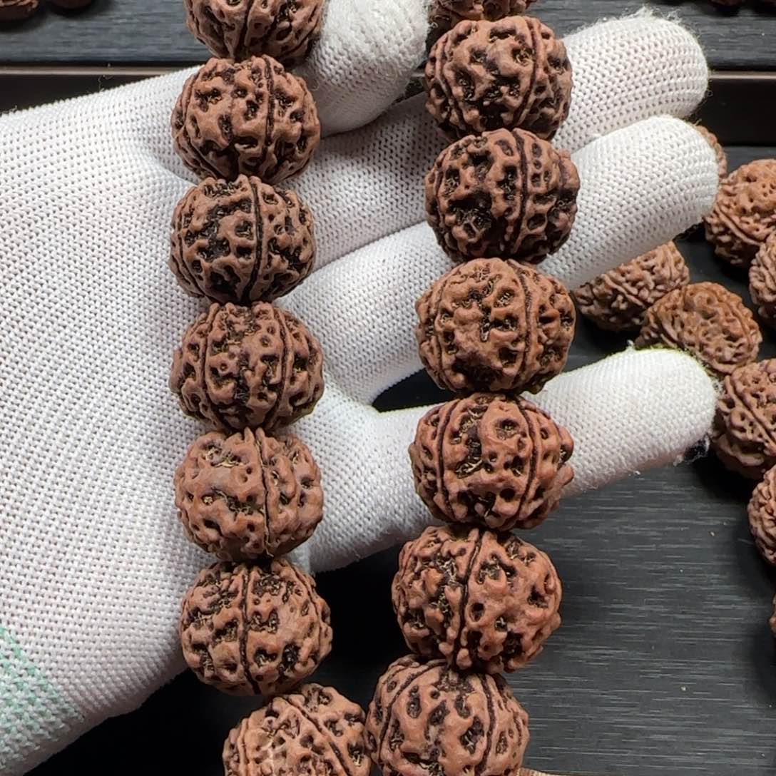 金刚菩提吊坠21mm五星蜂窝双龙