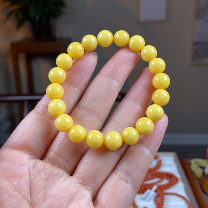 琥珀手链未镶嵌蜜蜡手串9