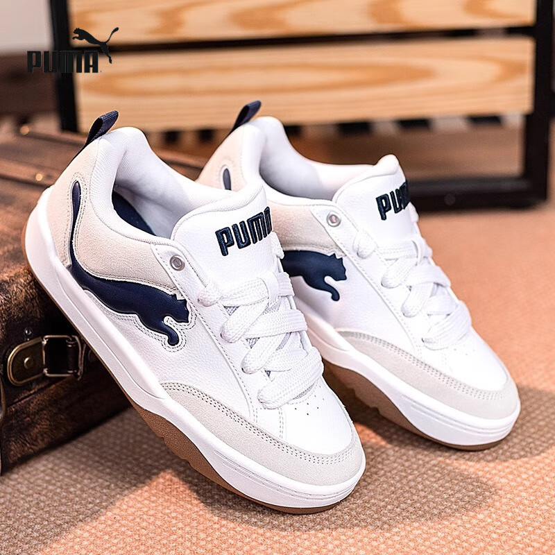 【美洲狮】PUMA彪马面包鞋男鞋女鞋25新款海军蓝流光风休闲鞋395022