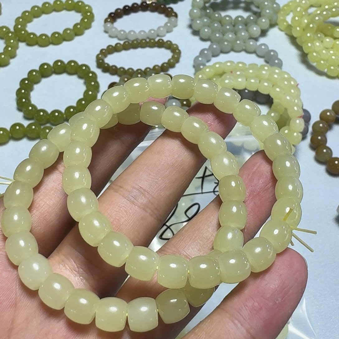 手串未镶嵌和田玉多样性发货拍一发一