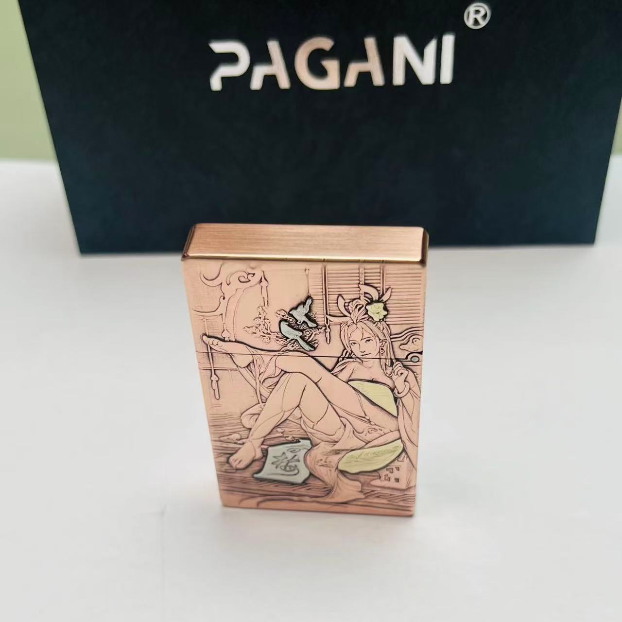 帕伽尼  紫铜  庞春梅 白铜镶嵌  3500  打火机