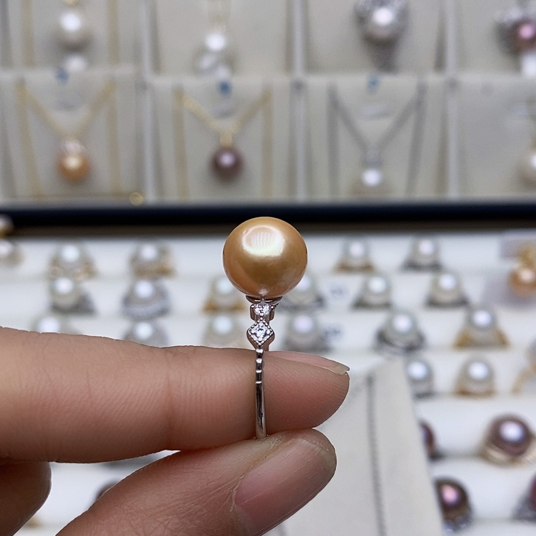 淡水珍珠颈饰银S925镶嵌