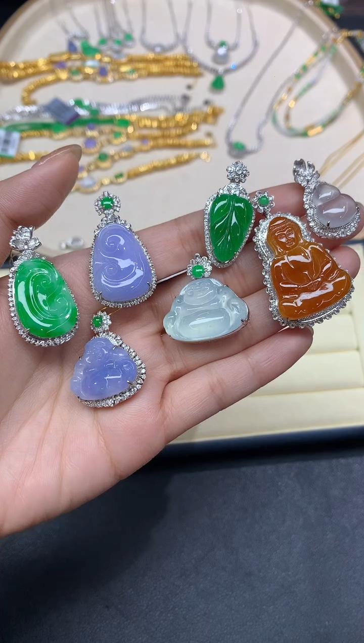 【小鱼严选彩虹盘】翡翠-18K金-多样性发其一AL23|CXQ21