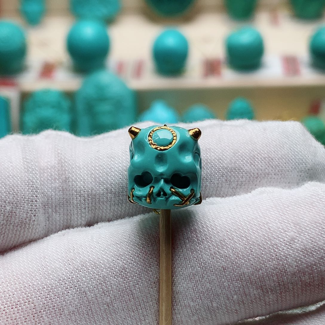 绿松石珠宝奇石未镶嵌