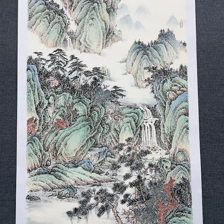 国画书画作品多次