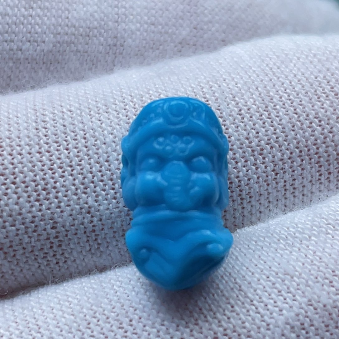 未镶嵌绿松石珠宝奇石卡8-14-7