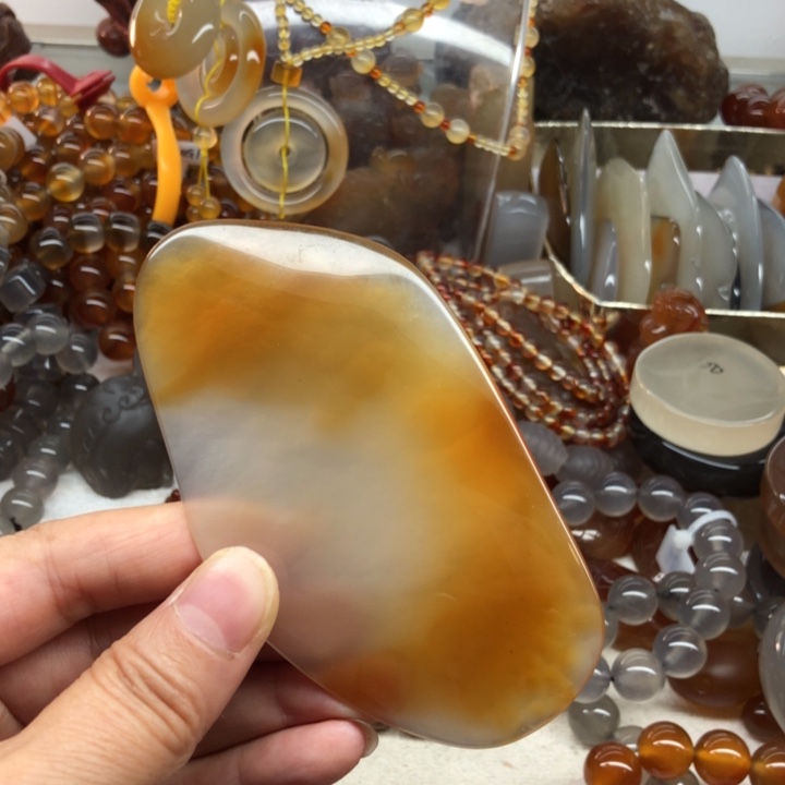 忆***玛瑙/玉髓未镶嵌手链