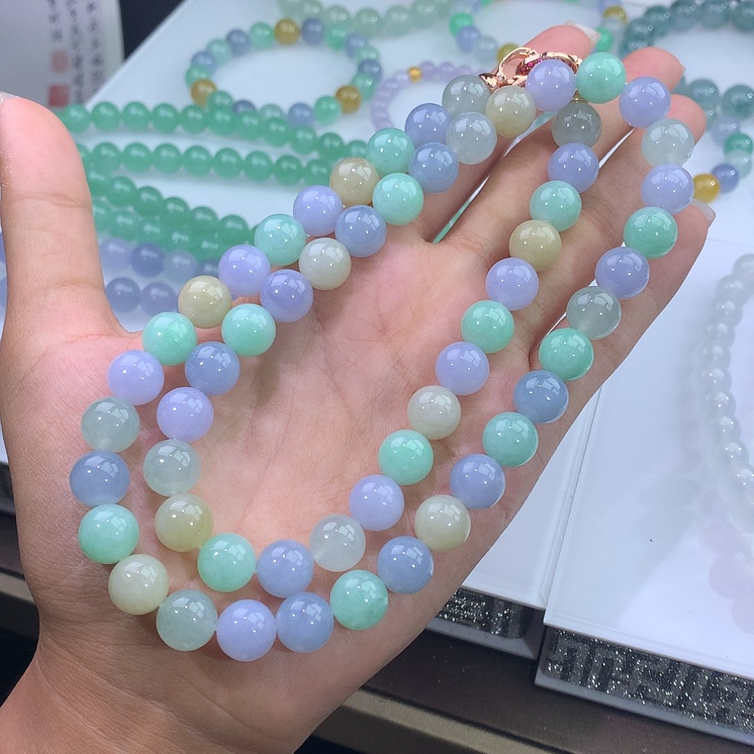 未镶嵌手链翡翠多宝项链卡10