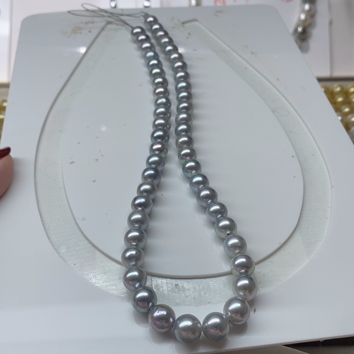 海水珍珠裸珠未镶嵌8-9