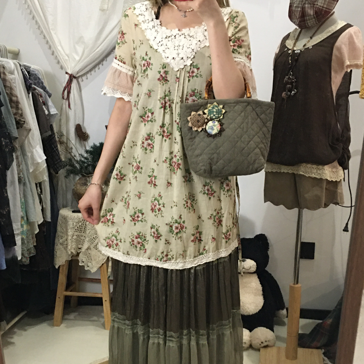 吉可栗の古着屋 vintage上衣 连衣裙 半身裙 吊带百搭