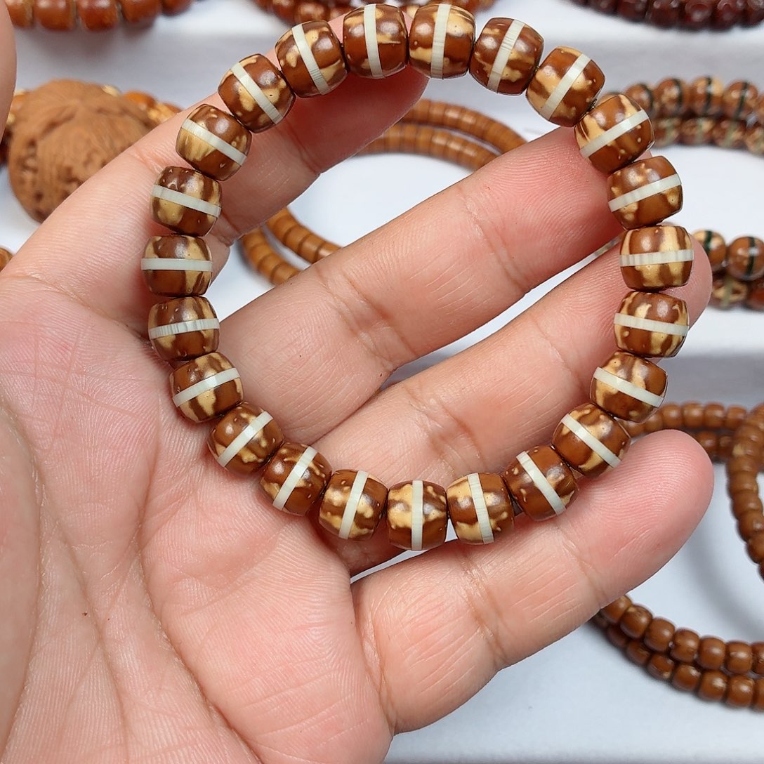 手串紫金鼠实心一线天