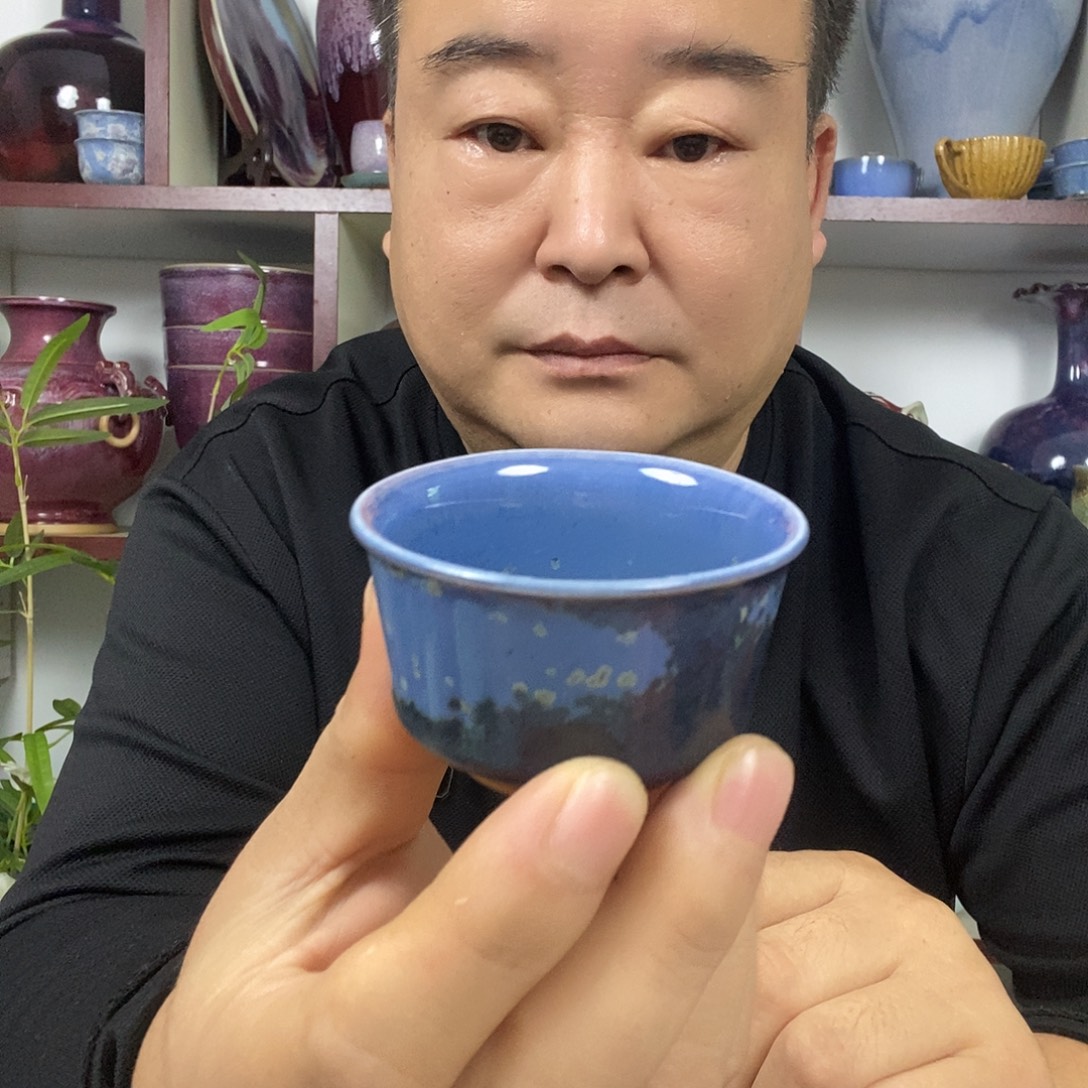 杯神垕钧瓷茶杯客杯功夫杯高温窑变