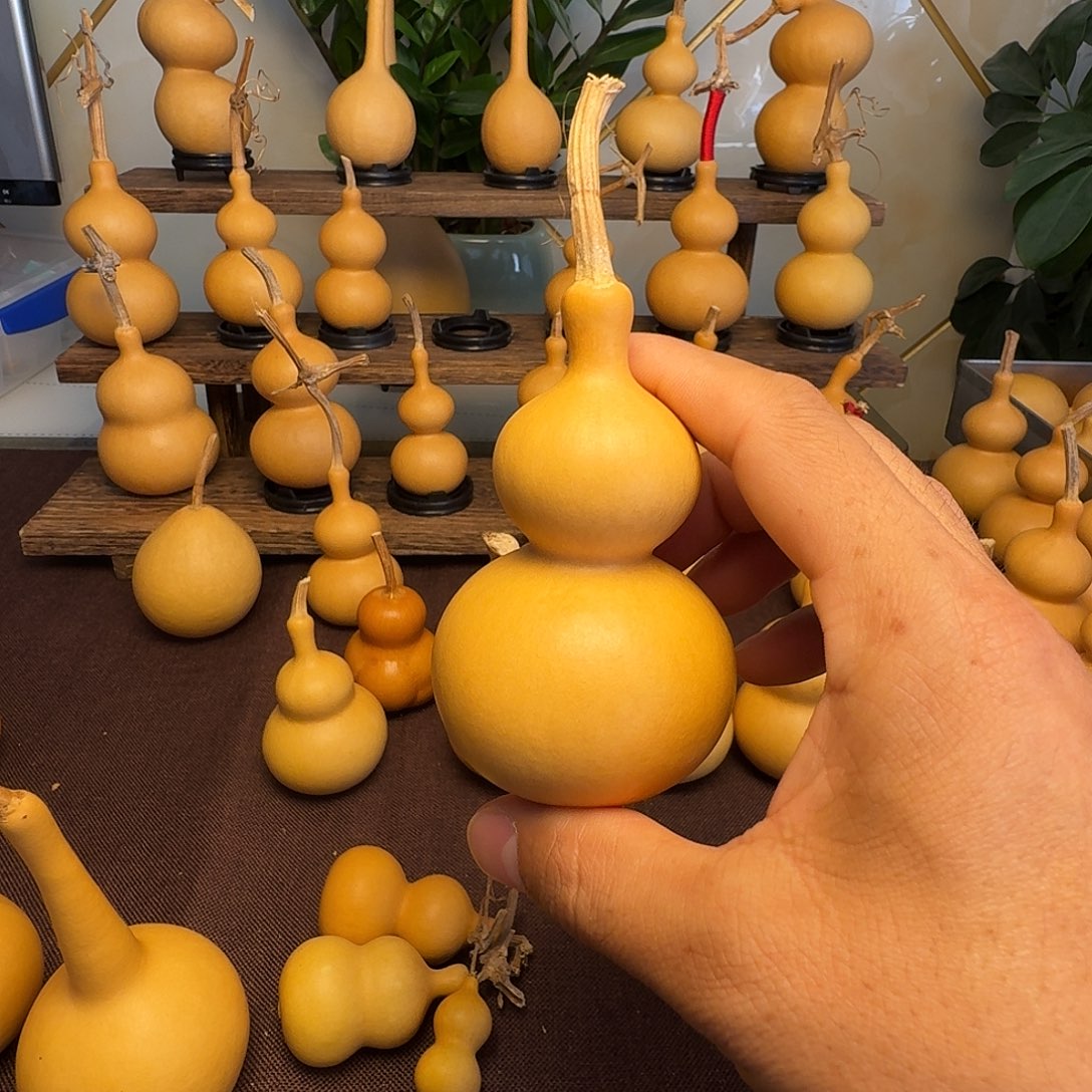 郑***前恭喜发财纯天然葫芦