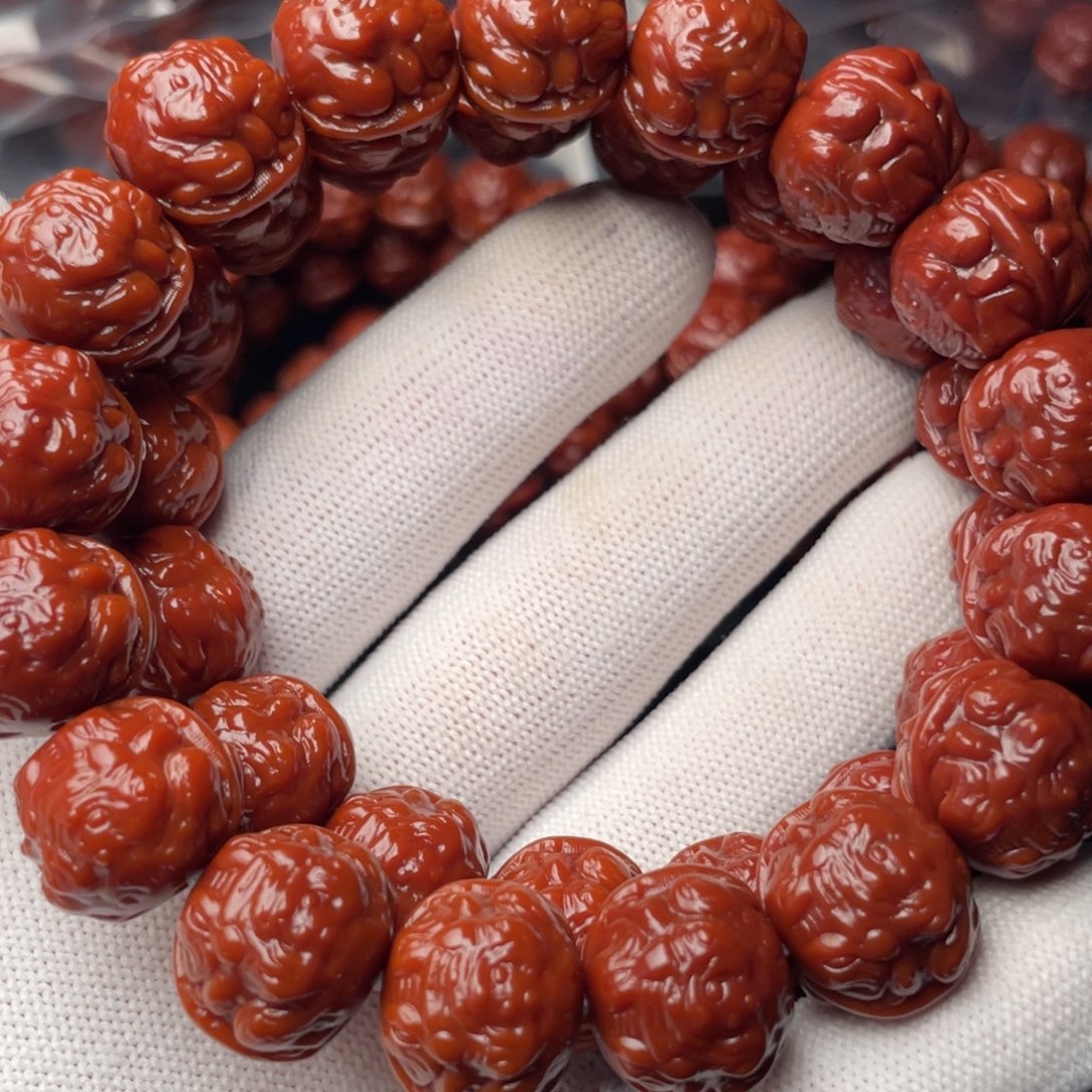 用***1猴头核桃手串蟾王