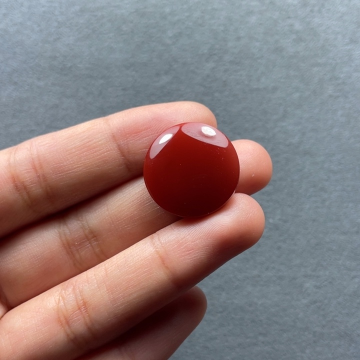 南红玛瑙配饰未镶嵌19.9mm