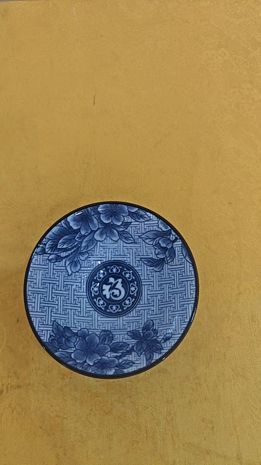 陶瓷景德镇花卉斗笠杯