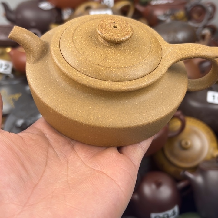 茶壶紫砂内盖磕碰 