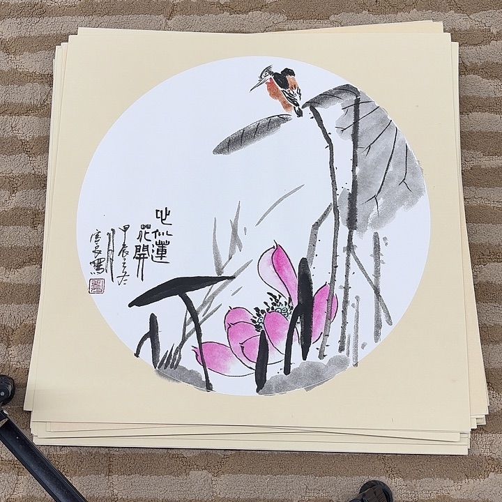 国画花鸟的故事和38.38