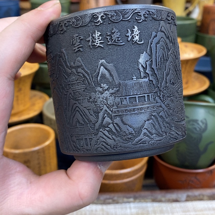 【闪购商品】紫砂杯子宜兴全手工紫砂杯