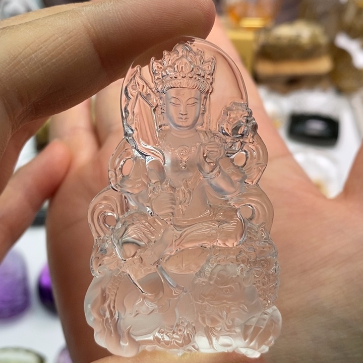 水晶颈饰未镶嵌Y**i定制