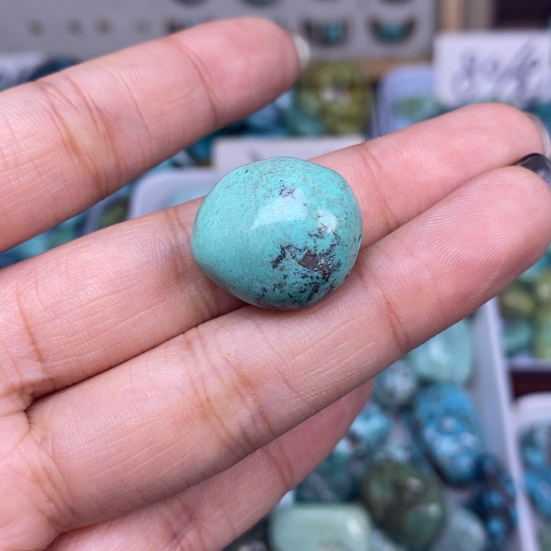 绿松石未镶嵌挂件