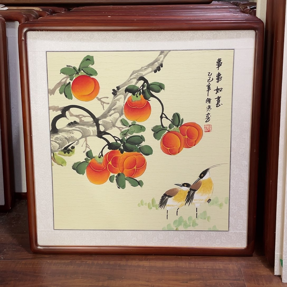 国画带框尺寸63*63厘米