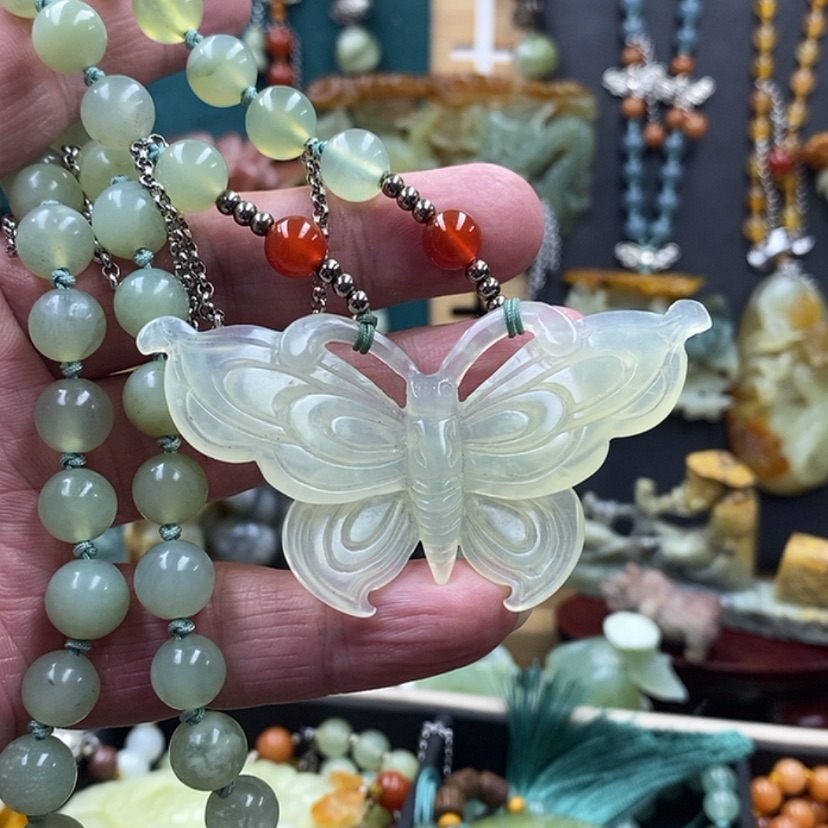 【闪购商品】蛇纹石玉吊坠未镶嵌