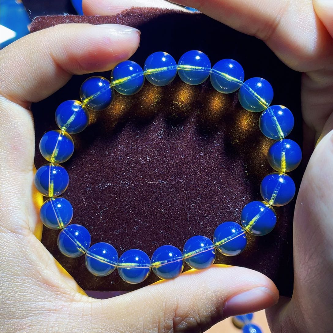 蓝珀裸石未镶嵌异色珀9