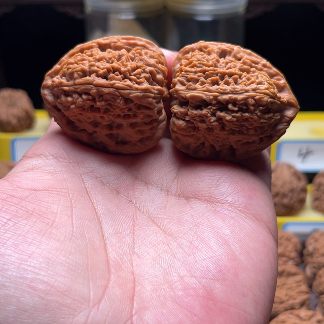 把件文玩核桃正三角高炮