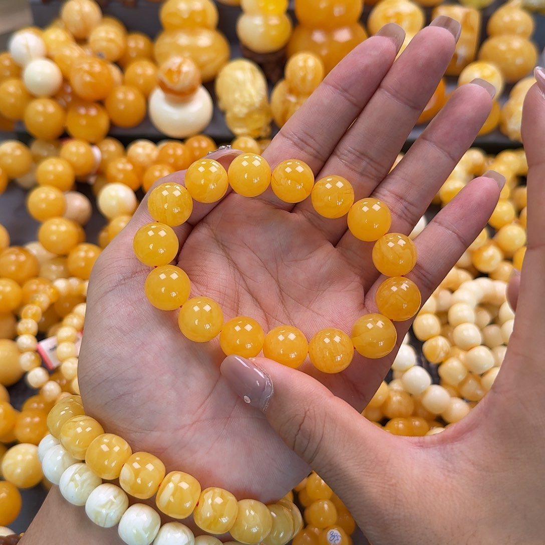 蜜蜡未镶嵌珠宝奇石14.5mm