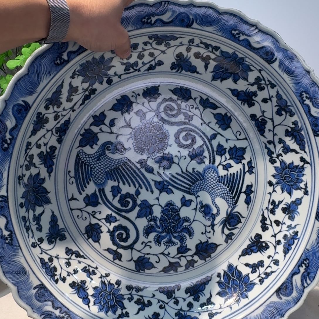 慕***哥摆件瓷器工艺品摆件青花